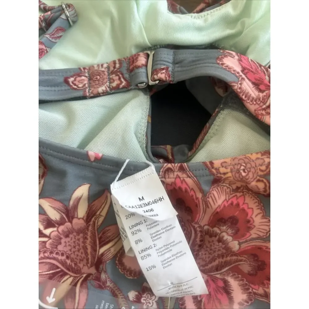 Cupshe Women's One Piece Swimsuit Tummy Control V Neck Bathing Suit Size Medium - Picture 13 of 16